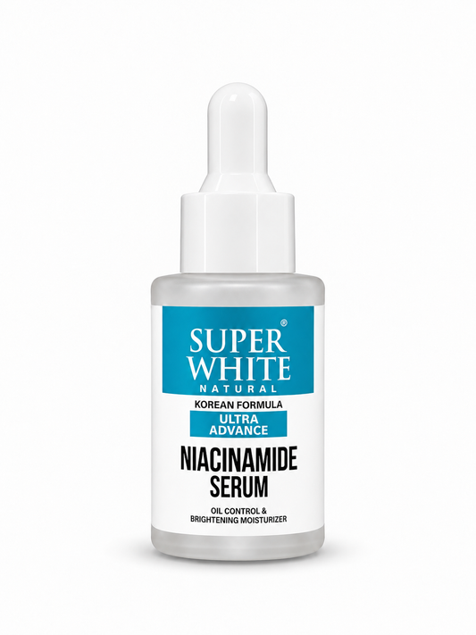 Super White Natural Niacinamide Serum – Uneven Skin Tone & Barrier Care