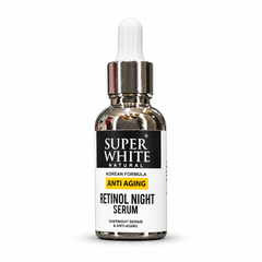 Super White Natural Retinol Serum – Fine Lines & Skin Texture Care