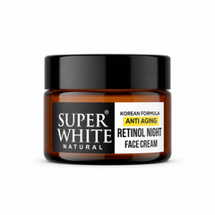 Super White Natural Retinol Night Face Cream – Fine Line Care
