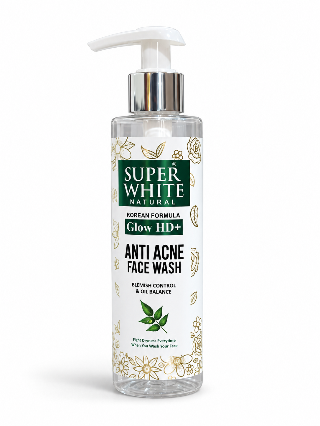 Super White Natural Anti Acne Face Wash
